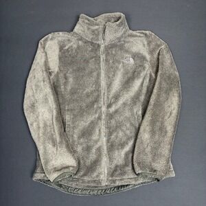 The North Face Women's Grey Full Zip Fleece Jacket Size Medium